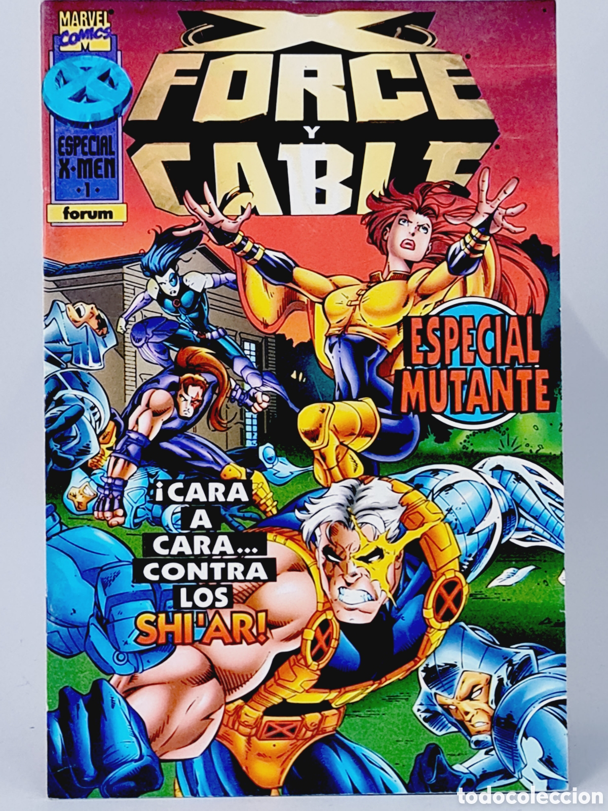 Tebeos: C&Oacute;MIC EXCELENTE X FORCE Y CABLE 1 MUTANTE 97 CROSSOVER FORUM MARVEL DC ESPECIAL - Foto 1