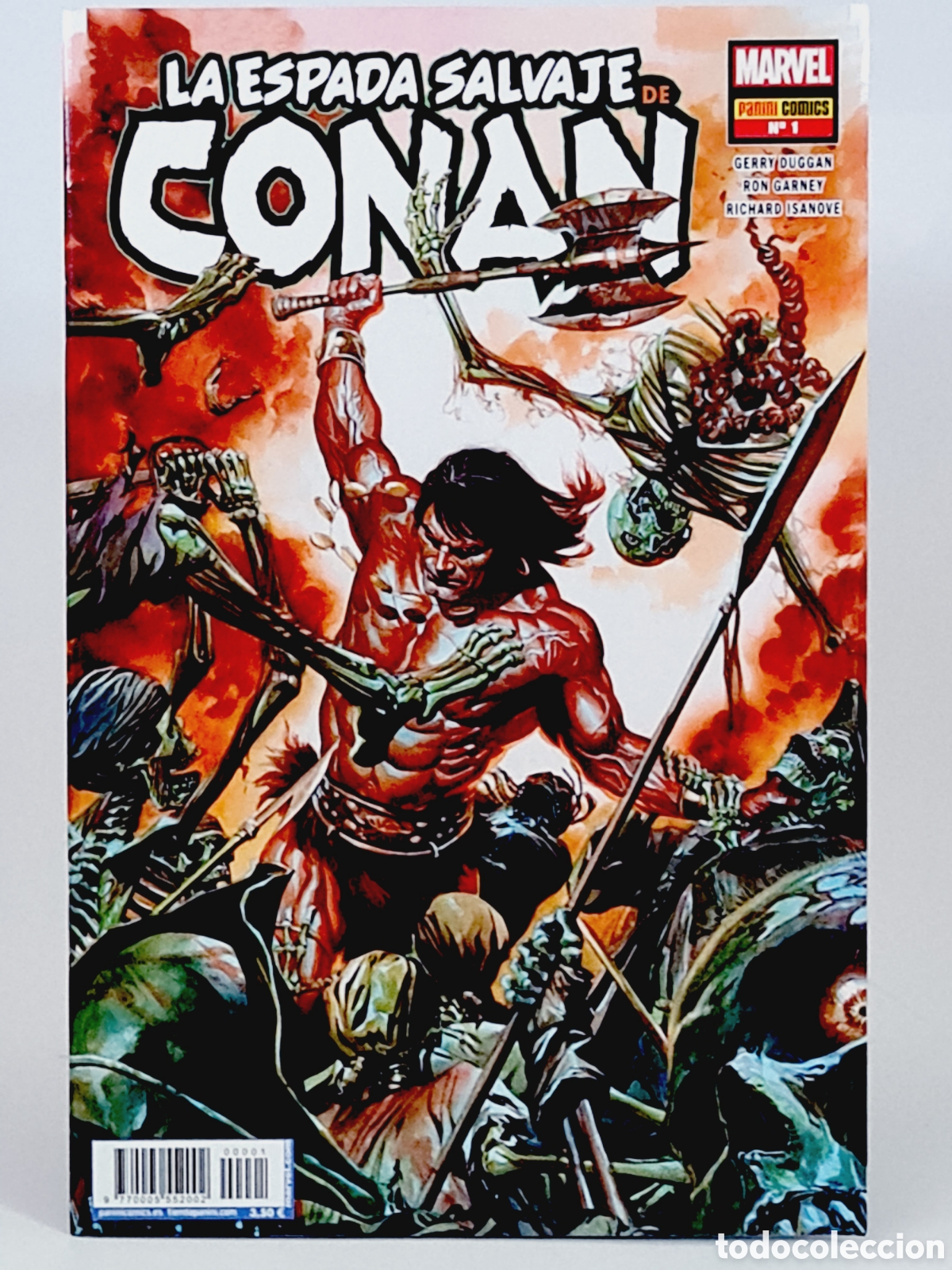 Tebeos: C&Oacute;MIC DE KIOSCO LA ESPADA SALVAJE DE CONAN 1 PANINI MARVEL GRAPA - Foto 1