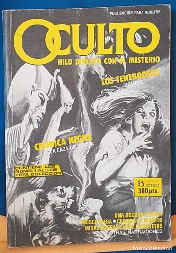 Tebeos: COMIC OCULTO N&ordm; 1 Contiene los n&ordm; 1 al 3 Ediciones Zinco - Foto 1