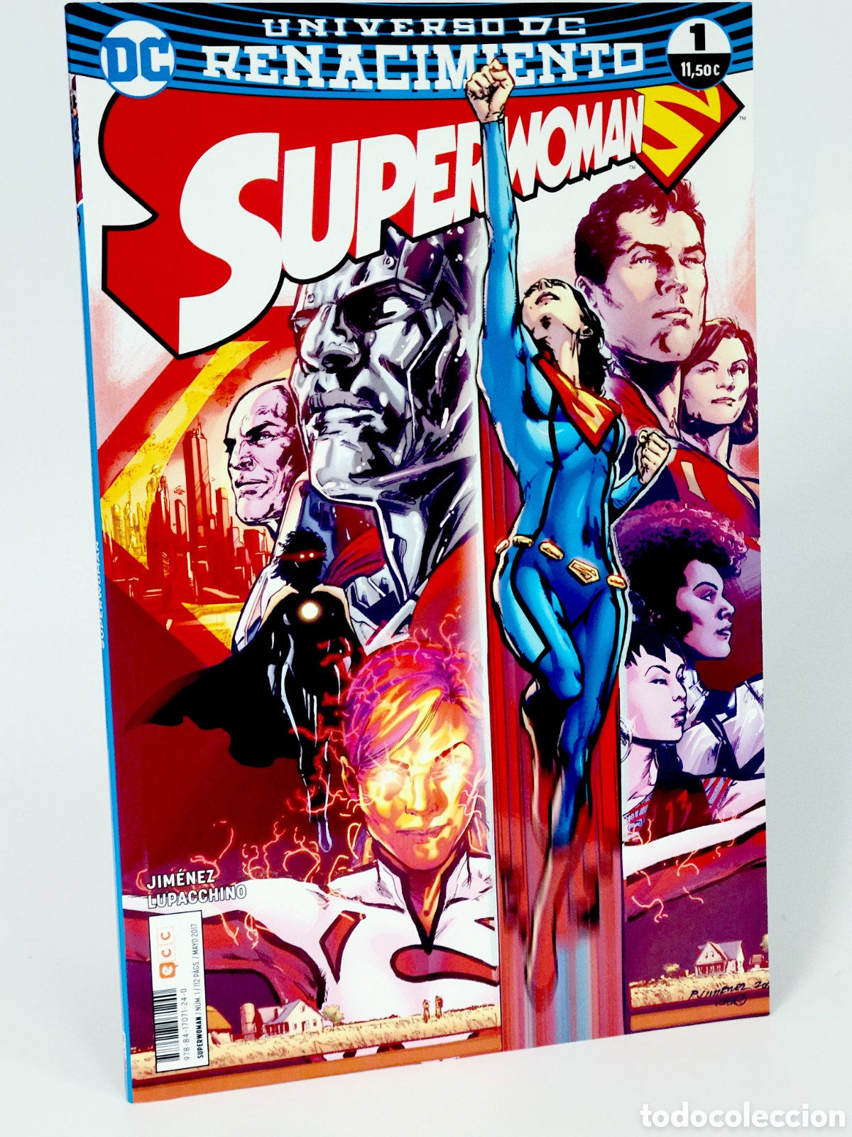 Tebeos: C&Oacute;MIC DE KIOSCO SUPERWOMAN RENACIMIENTO 1 UNIVERSO DC ECC - Foto 1