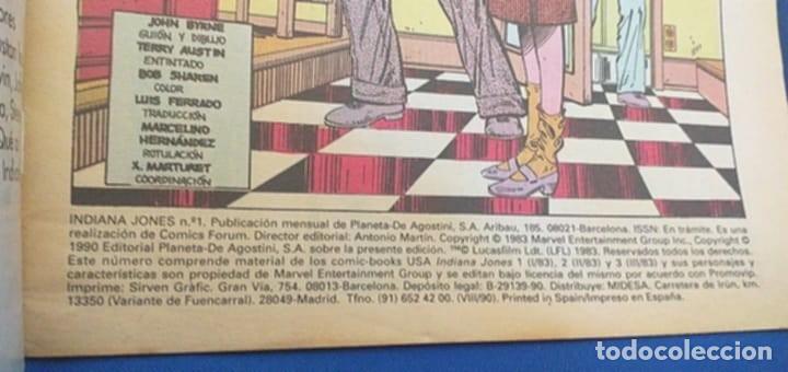 Tebeos: COMIC INDIANA JONES N&ordm; 1 COMICS FORUM 1990 3 CAPITULOS - Foto 3