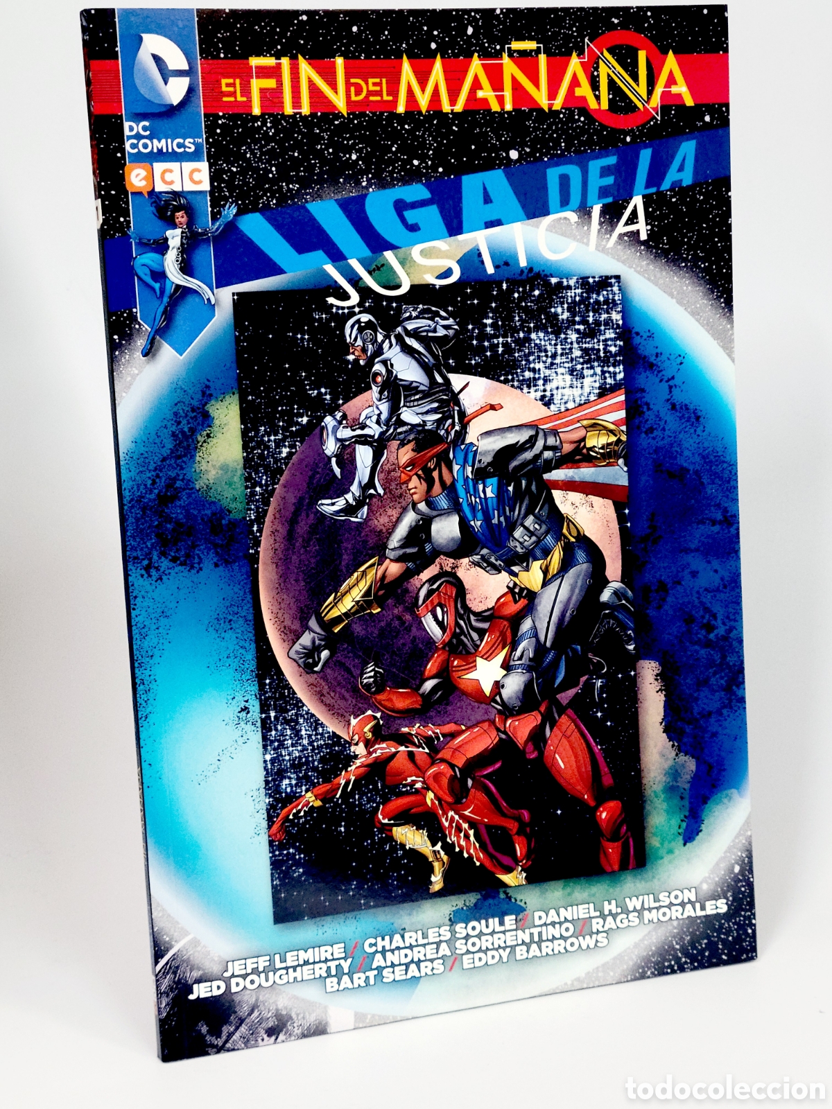 Tebeos: C&Oacute;MIC DE KIOSCO LIGA DE LA JUSTICIA EL FIN DEL MA&Ntilde;ANA ECC EDICIONES DC C&Oacute;MICS - Foto 1