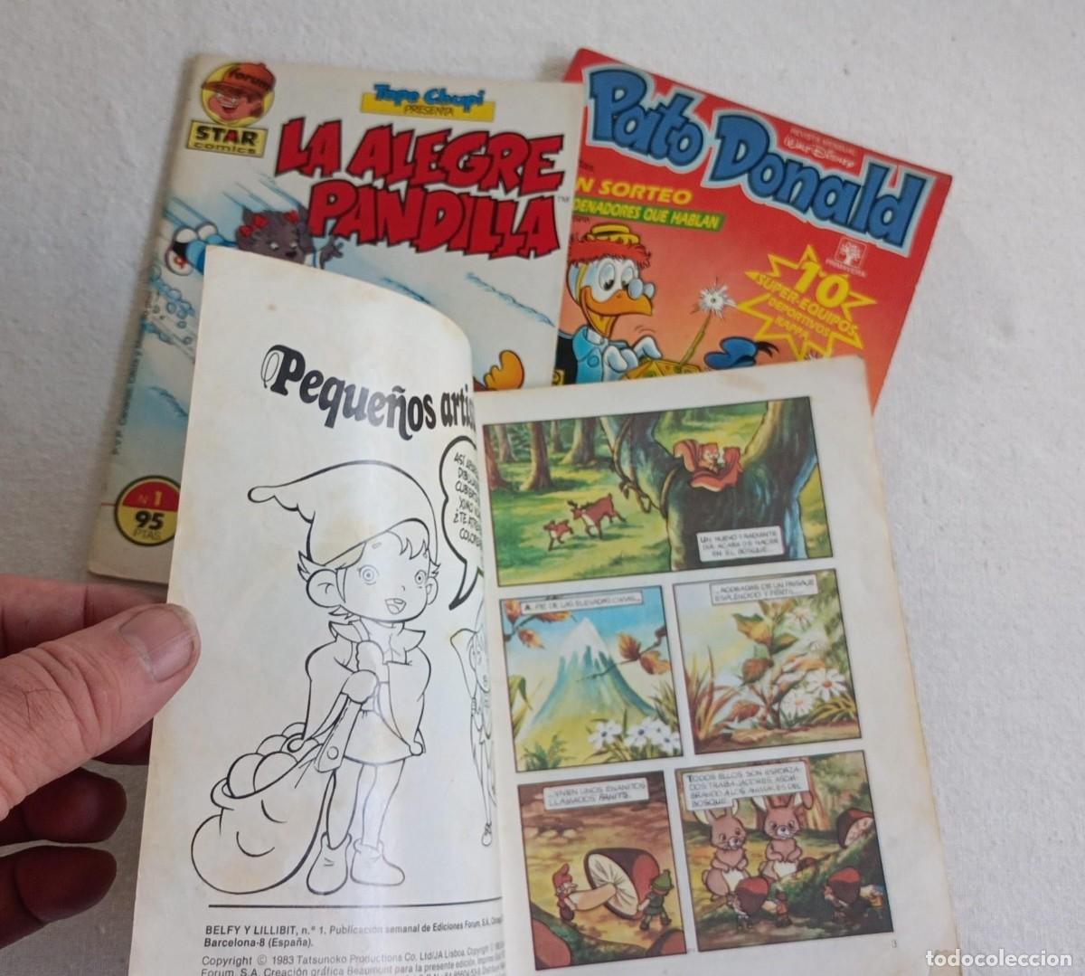 Tebeos: Comic 3 ejemplares n&uacute;meros 1 Belfy y Lillibit, Alegre Pandilla, Donald - Foto 7