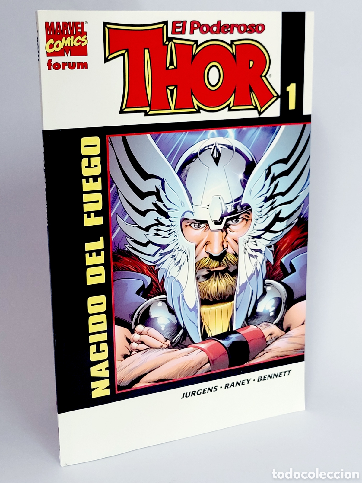 Tebeos: C&Oacute;MIC DE KIOSCO EL PODEROSO THOR 1 NACIDO DEL FUEGO COLECCIONABLE MARVEL C&Oacute;MIC FORUM - Foto 1