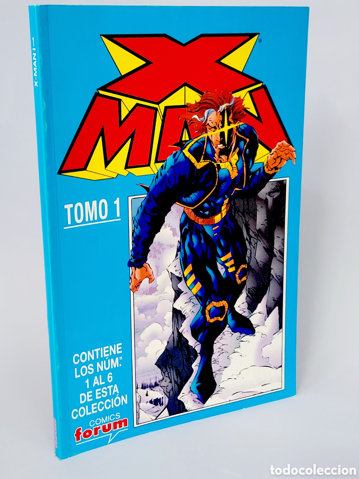 Tebeos: C&Oacute;MIC EXCELENTE X-MAN TOMO 1 RETAPADO 1 AL 6 FORUM MARVEL - Foto 1