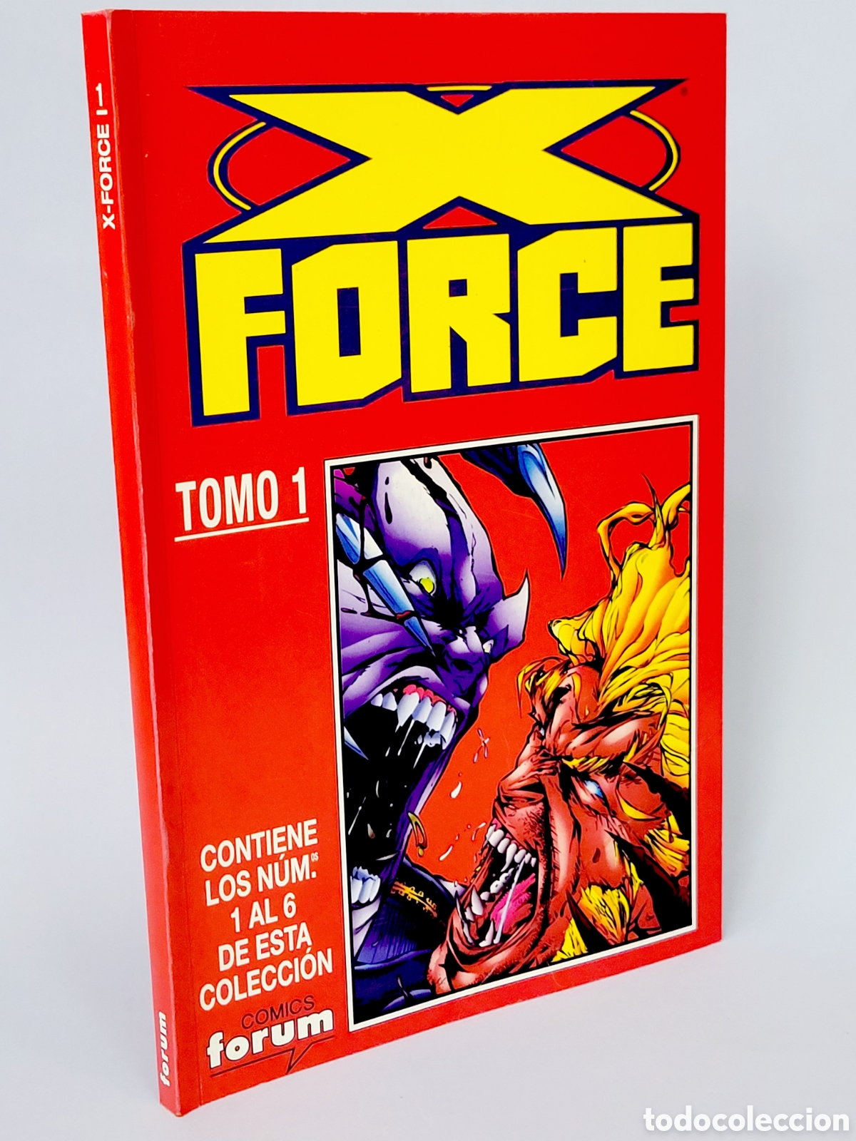 Tebeos: C&Oacute;MIC X-FORCE TOMO1 RETAPADO 1 AL 6 FORUM MARVEL CASI EXCELENTE - Foto 1