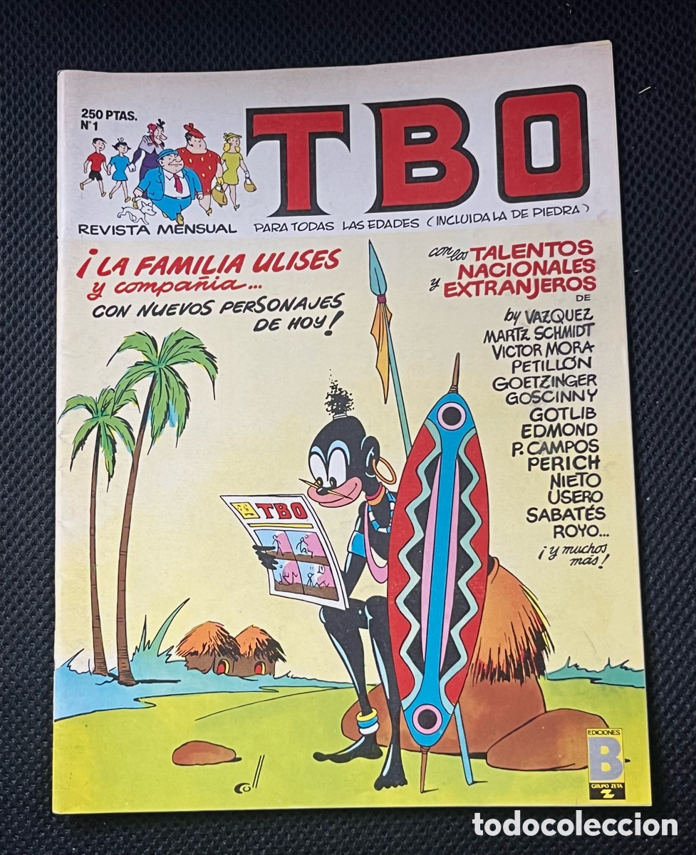 Tebeos: TBO, N&ordm;1 EDICIONES B - FEBRERO 1988 - Foto 1