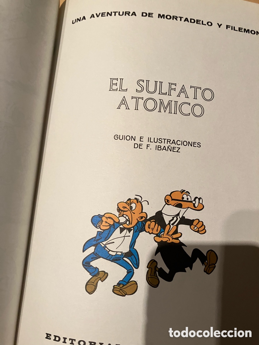 Tebeos: Mortadelo y Filem&oacute;n; El Sulfato At&oacute;mico; N&uacute;mero 1 de la Colecci&oacute;n - Foto 2