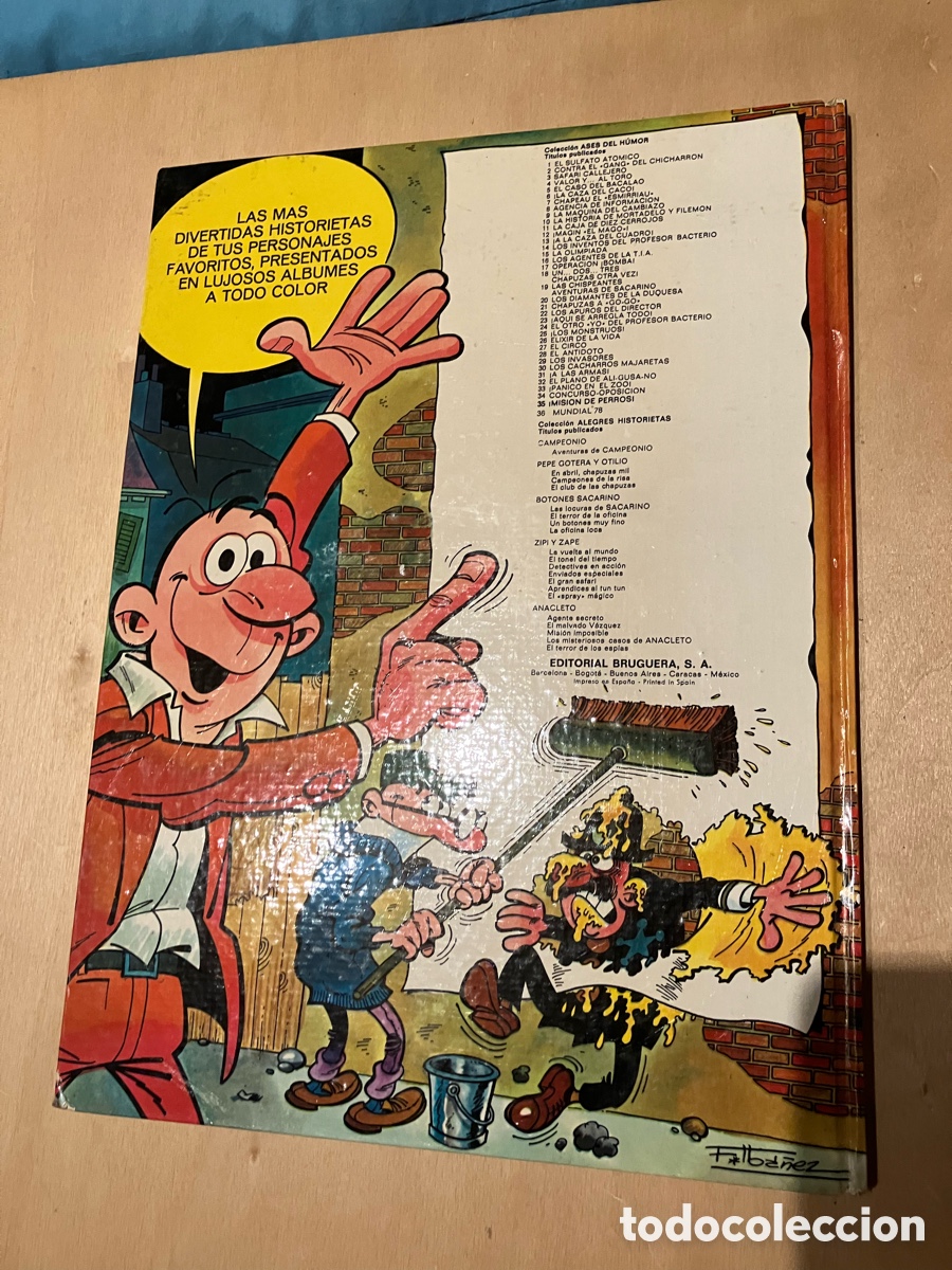 Tebeos: Mortadelo y Filem&oacute;n; El Sulfato At&oacute;mico; N&uacute;mero 1 de la Colecci&oacute;n - Foto 4
