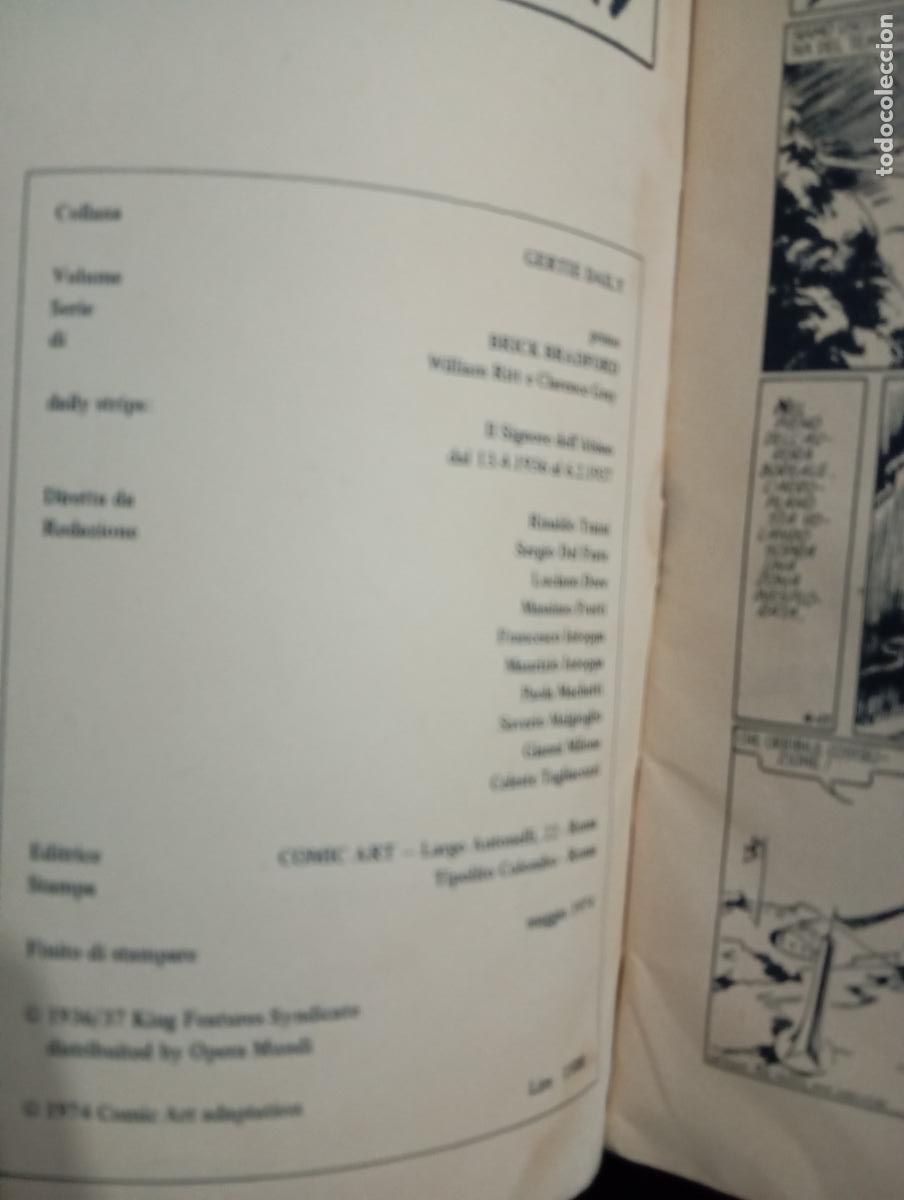 Tebeos: BRICK BRADFORD. NUMERO 1. COMIC ART EDITRICE. ITALIANO. - Foto 6