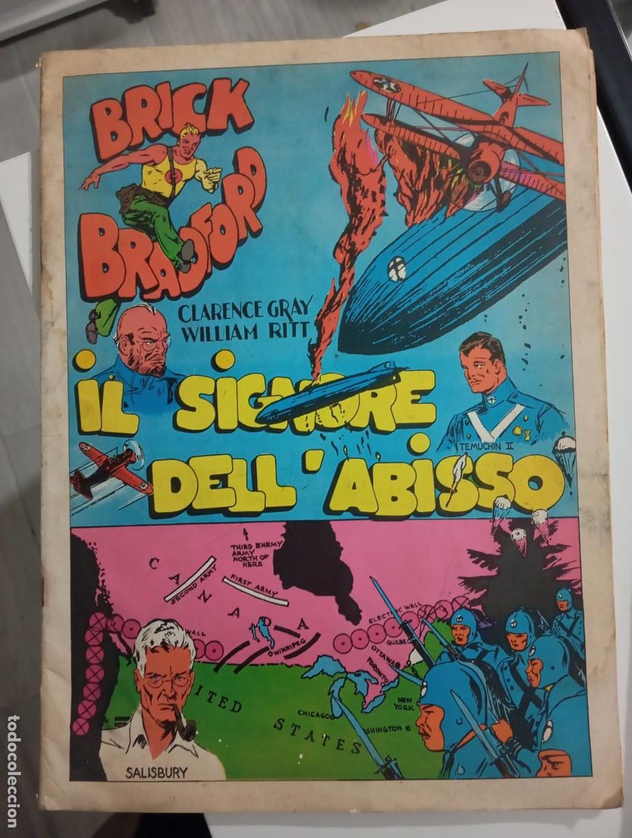 Tebeos: BRICK BRADFORD. NUMERO 1. COMIC ART EDITRICE. ITALIANO. - Foto 1