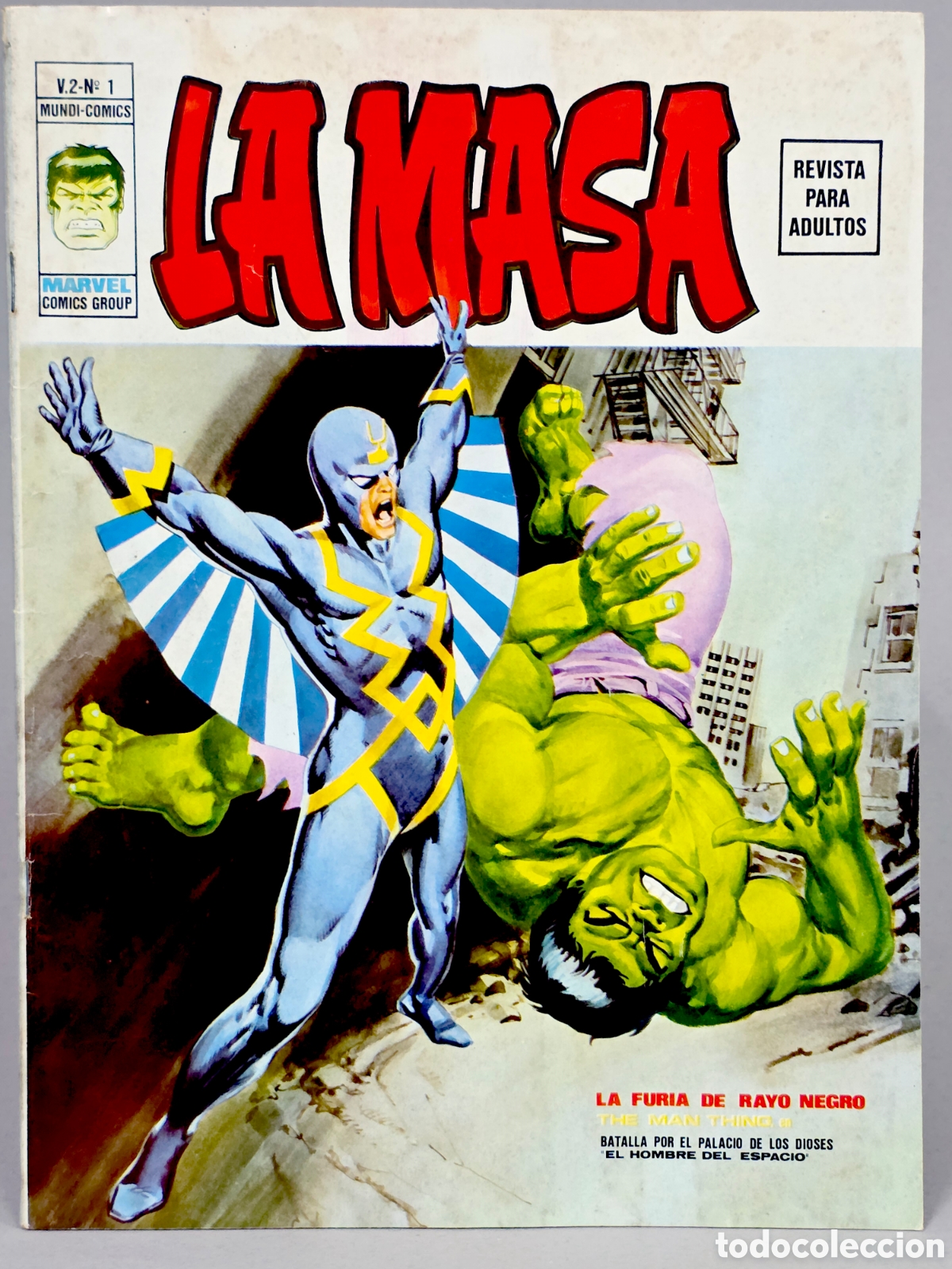 Tebeos: C&Oacute;MIC LA MASA 1 VOL.2 EDICIONES VERTICE MARVEL VOLUMEN EN BUEN ESTADO - Foto 1