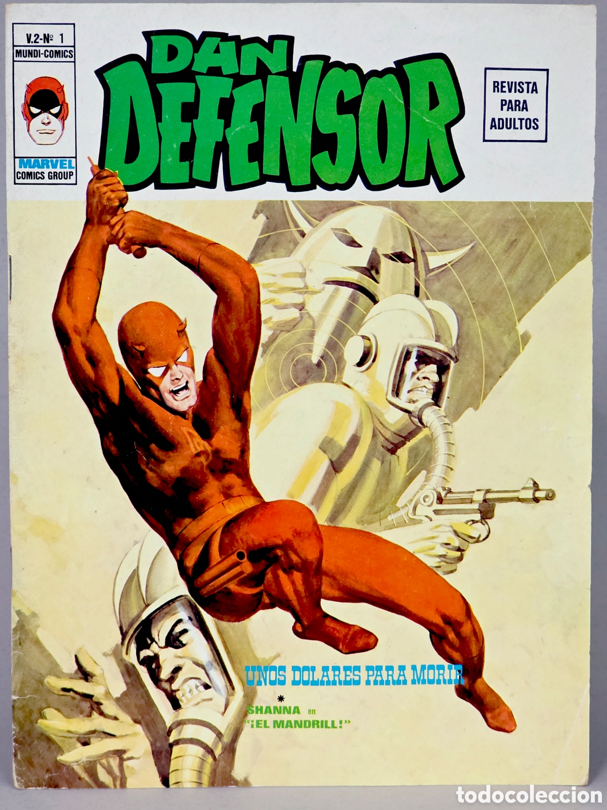 Tebeos: C&Oacute;MIC EXCELENTE DAN DEFENSOR 1 VOL.2 UNOS D&Oacute;LARES PARA MORIR VERTICE VOLUMEN MARVEL - Foto 1