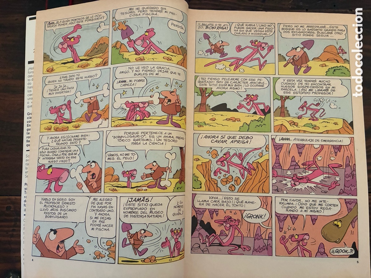 Tebeos: N&rsquo; 1 Revista mensual LA PANTERA ROSA. 1984 - Foto 2