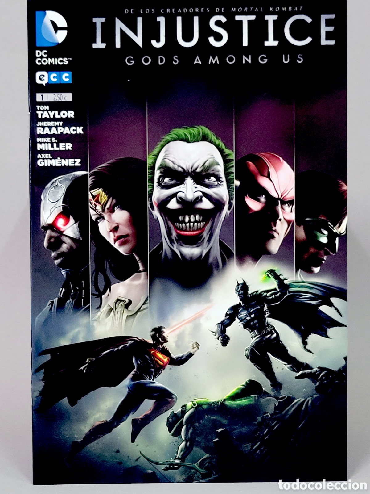 Tebeos: C&Oacute;MIC DE KIOSCO BATMAN INJUSTICE GODS AMONG US 1 DC ECC GRAPA - Foto 1