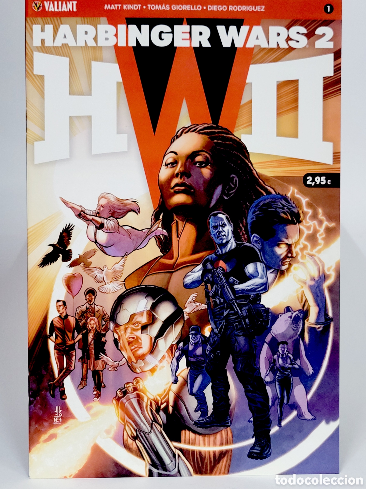 Tebeos: C&Oacute;MIC DE KIOSCO HARBINGER WARS 2 VALIANT 1 MEDUSA COMICS GRAPA - Foto 1