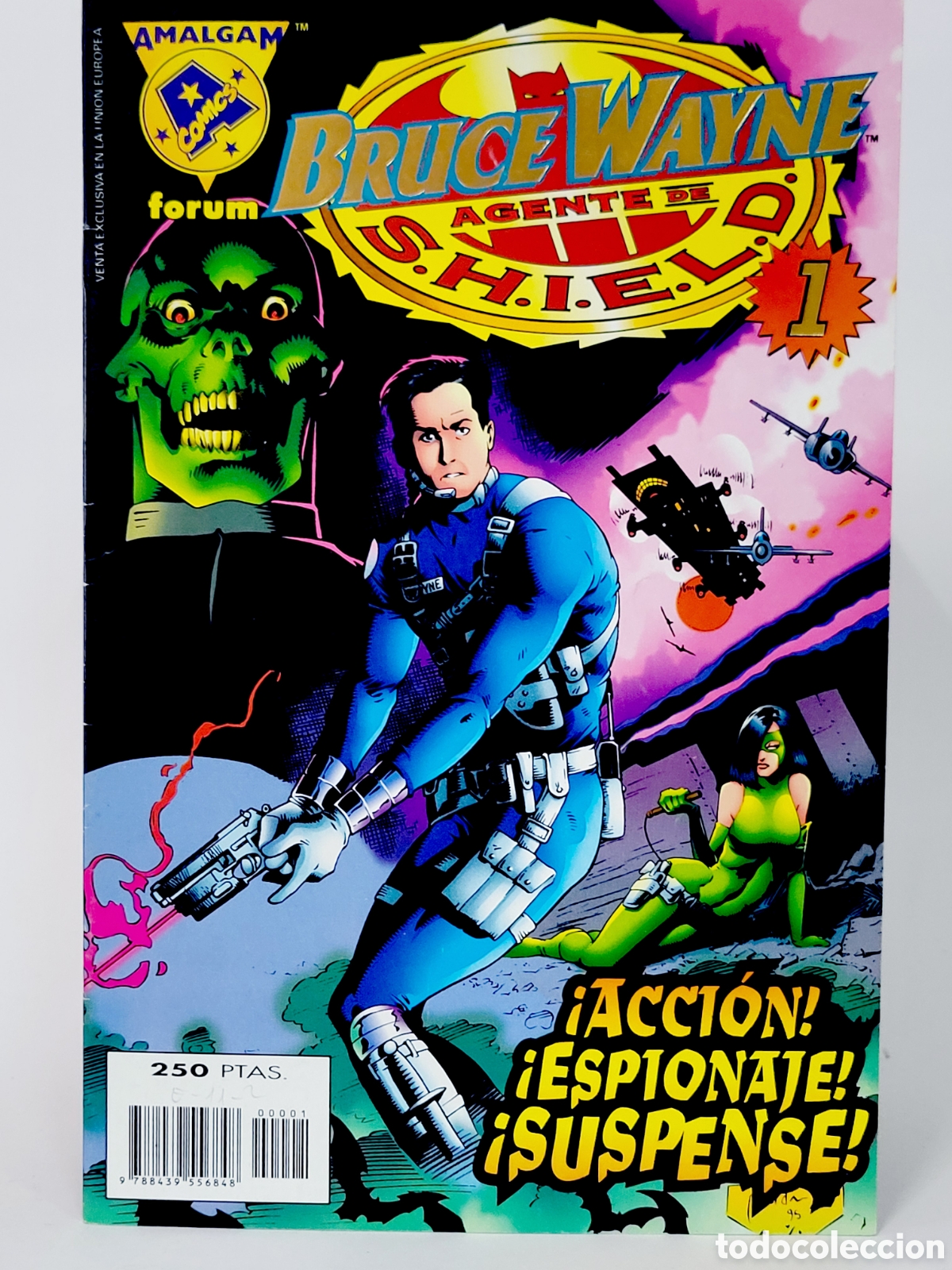Tebeos: C&Oacute;MIC EXCELENTE AMALGAM BRUCE WAYNE AGENTE DE SHIELD 1 FORUM C&Oacute;MICS GRAPA - Foto 1