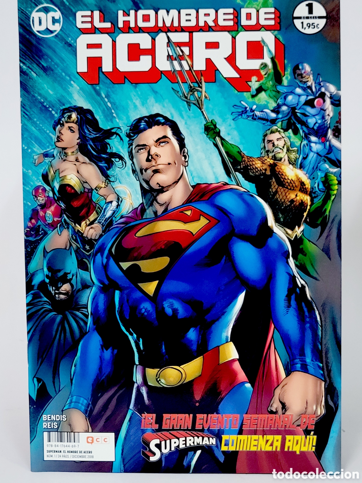 Tebeos: DE KIOSCO EL HOMBRE DE ACERO 1 DC COMICS ECC GRAPA - Foto 1