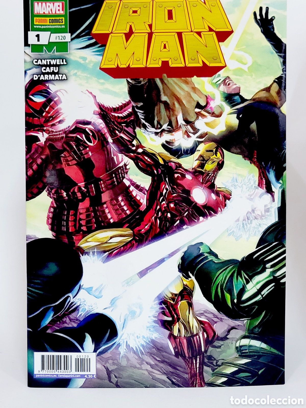 Tebeos: C&Oacute;MIC DE KIOSCO IRON MAN 1 MARVEL 120 VOL.2 VOLUMEN PANINI GRAPA