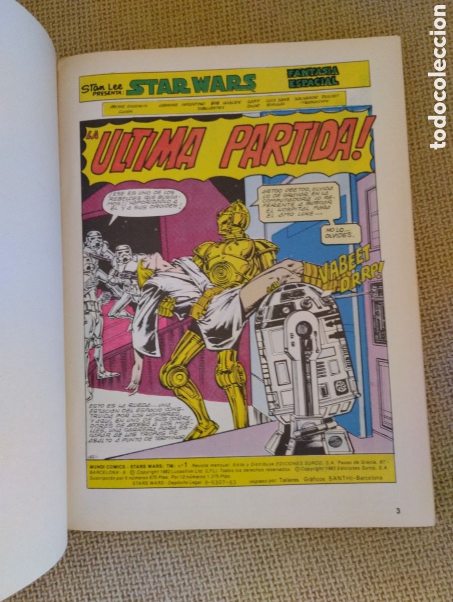 Tebeos: Mundi Comics Stars wars N&deg; 1 - Foto 2