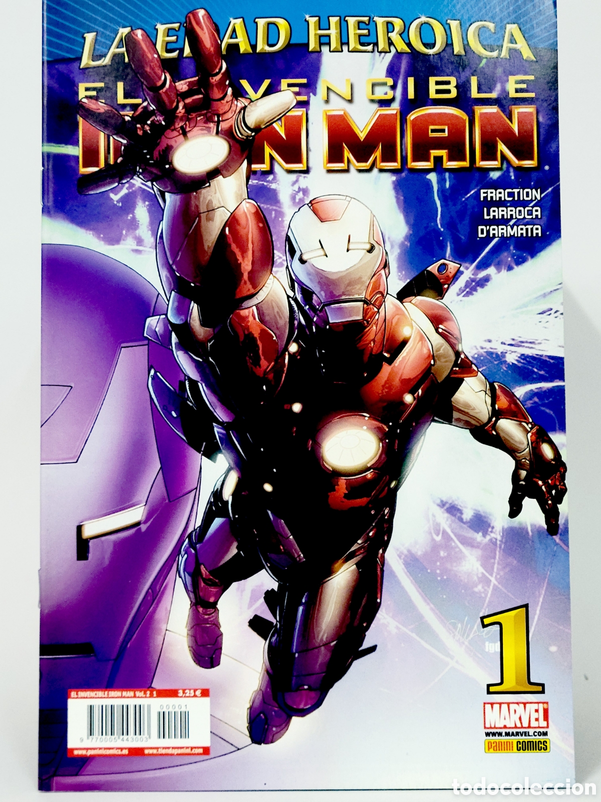 Tebeos: C&Oacute;MIC DE KIOSCO LA EDAD HEROICA EL INVENCIBLE IRON MAN 101 VOL.2 PANINI MARVEL VOLUMEN GRAPA