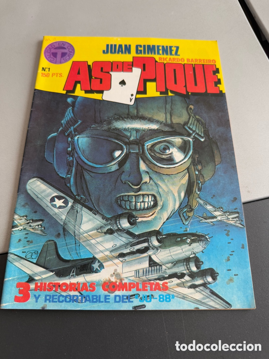 Tebeos: AS DE PIQUE N.&ordm; 1 - JUAN GIMENEZ Y RICARDO BARREIRO - TOUTAIN EDITOR