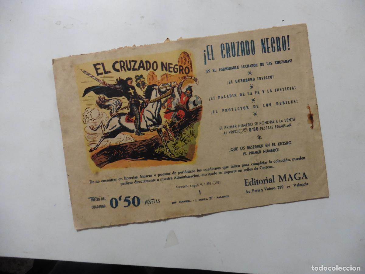 Tebeos: CRUZADO NEGRO N-1 MAGA ORIGINAL - Foto 8