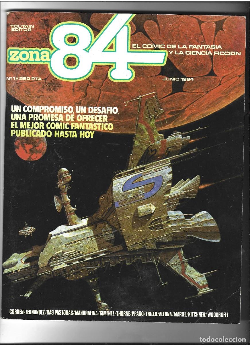 Tebeos: ZONA 84 N&ordm; 1 EL COMIC DE LA FANTASIA Y LA CIENCIA FICCION