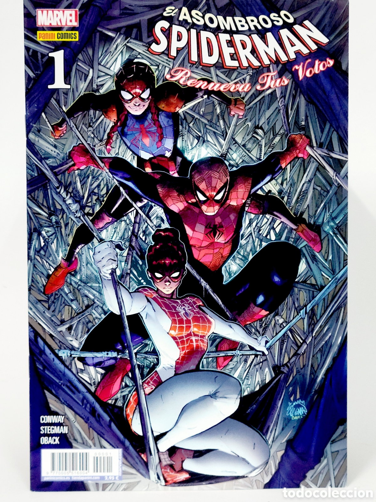 Tebeos: C&Oacute;MIC DE KIOSCO EL ASOMBROSO SPIDERMAN 1 RENUEVA TUS VOTOS PANINI MARVEL GRAPA