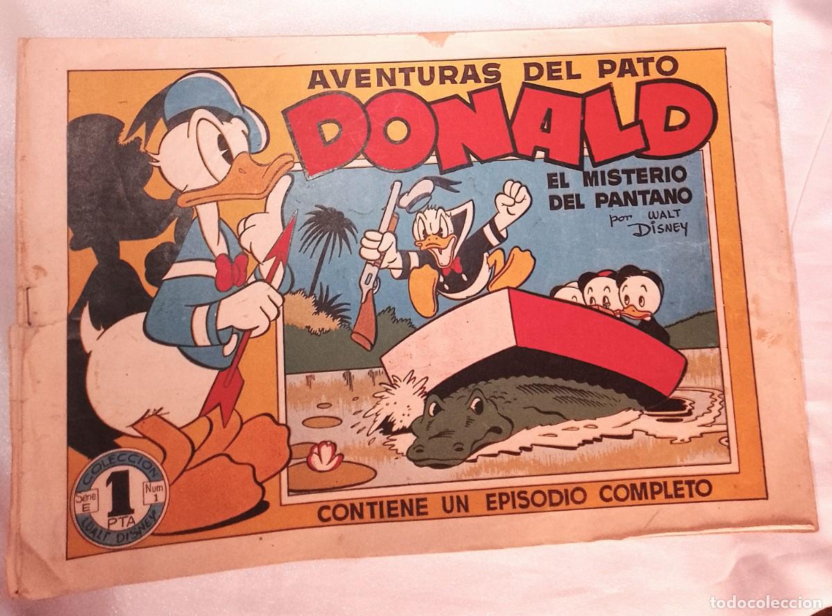 Tebeos: AVENTURAS DEL PATO DONALD N&ordm; 1-ORIGINAL-BRUGUERA 1945-BIEN-LEER TODO BIEN VER FOTOS