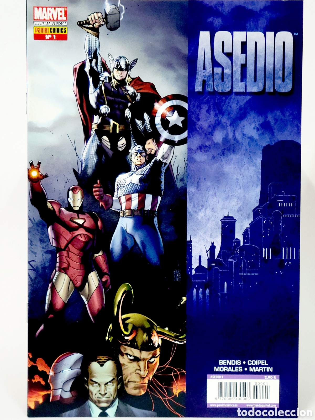 Tebeos: C&Oacute;MIC DE KIOSCO ASEDIO 1 OCTUBRE 2010 PANINI MARVEL GRAPA