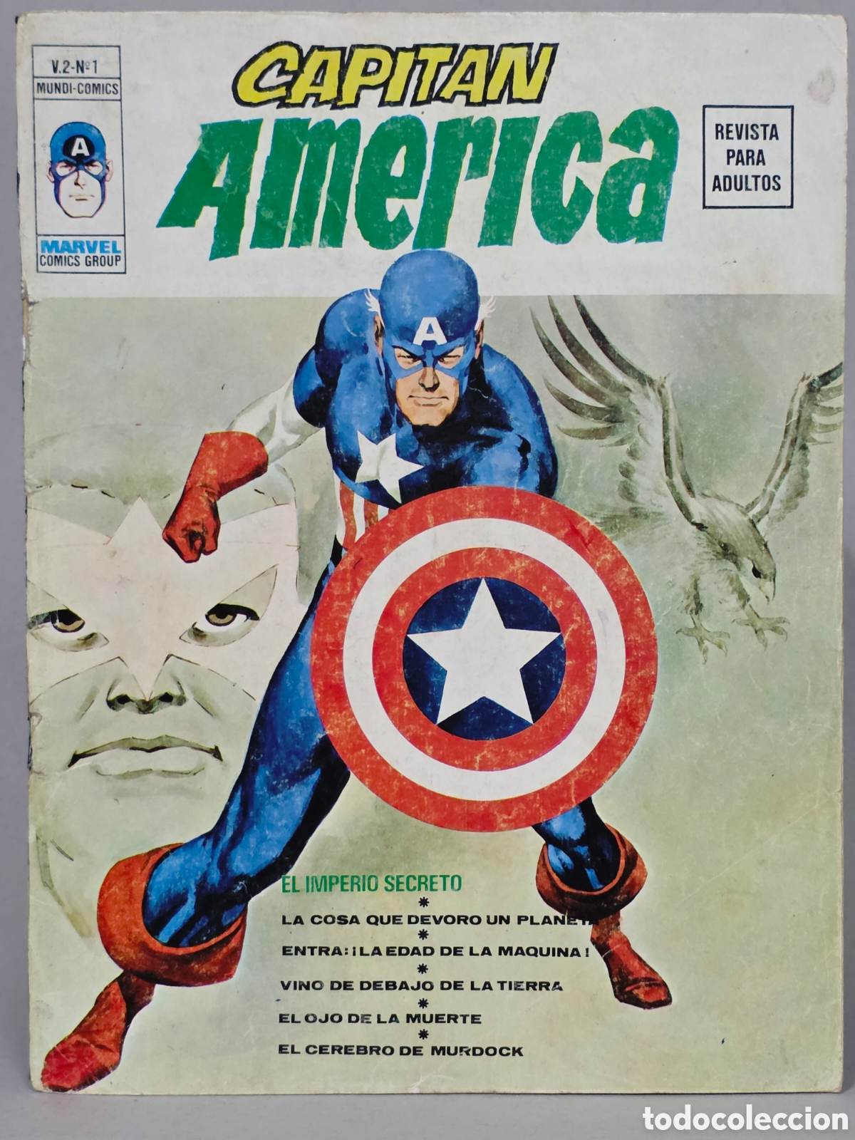 Tebeos: C&Oacute;MIC CAPITAN AMERICA 1 EL IMPERIO SECRETO VOL.2 VERTICE MARVEL VOLUMEN GRAPA