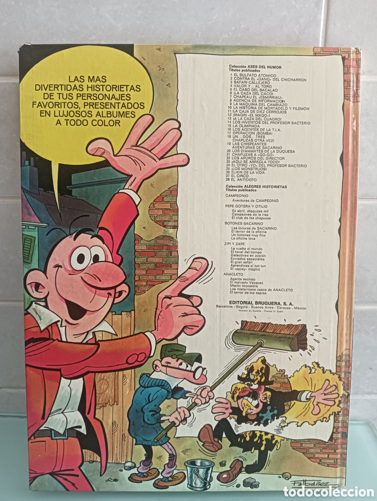 Tebeos: Mortadelo y Filem&oacute;n El sulfato at&oacute;mico n&ordm;1 Primera edici&oacute;n Bruguera 1969