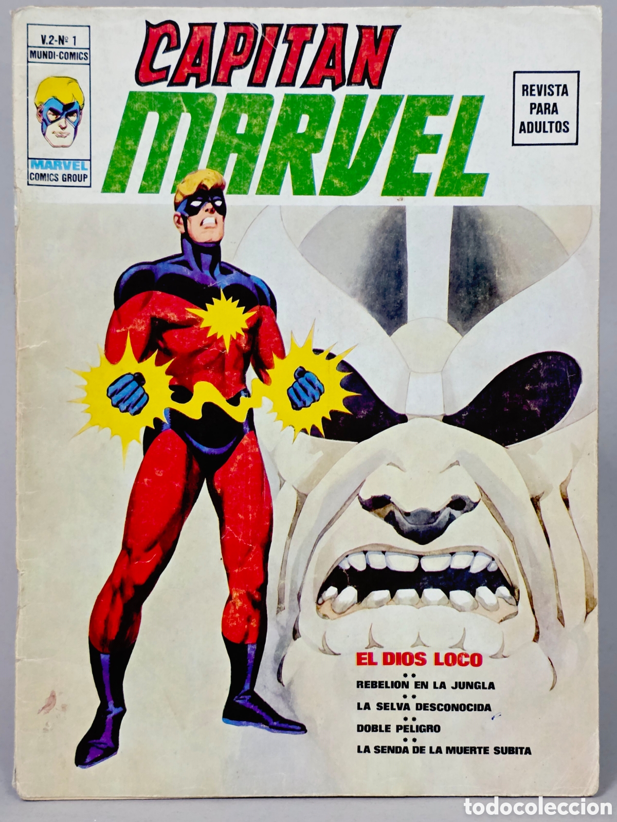 Tebeos: C&Oacute;MIC CAPITAN MARVEL 1 EL DIOS LOCO VOL.2 VERTICE VOLUMEN BUEN ESTADO
