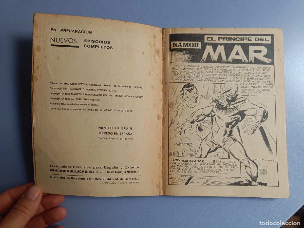Tebeos: NAMOR (1970, VERTICE) &middot; 1 &middot; EL PRINCIPE DEL MAR - Foto 2