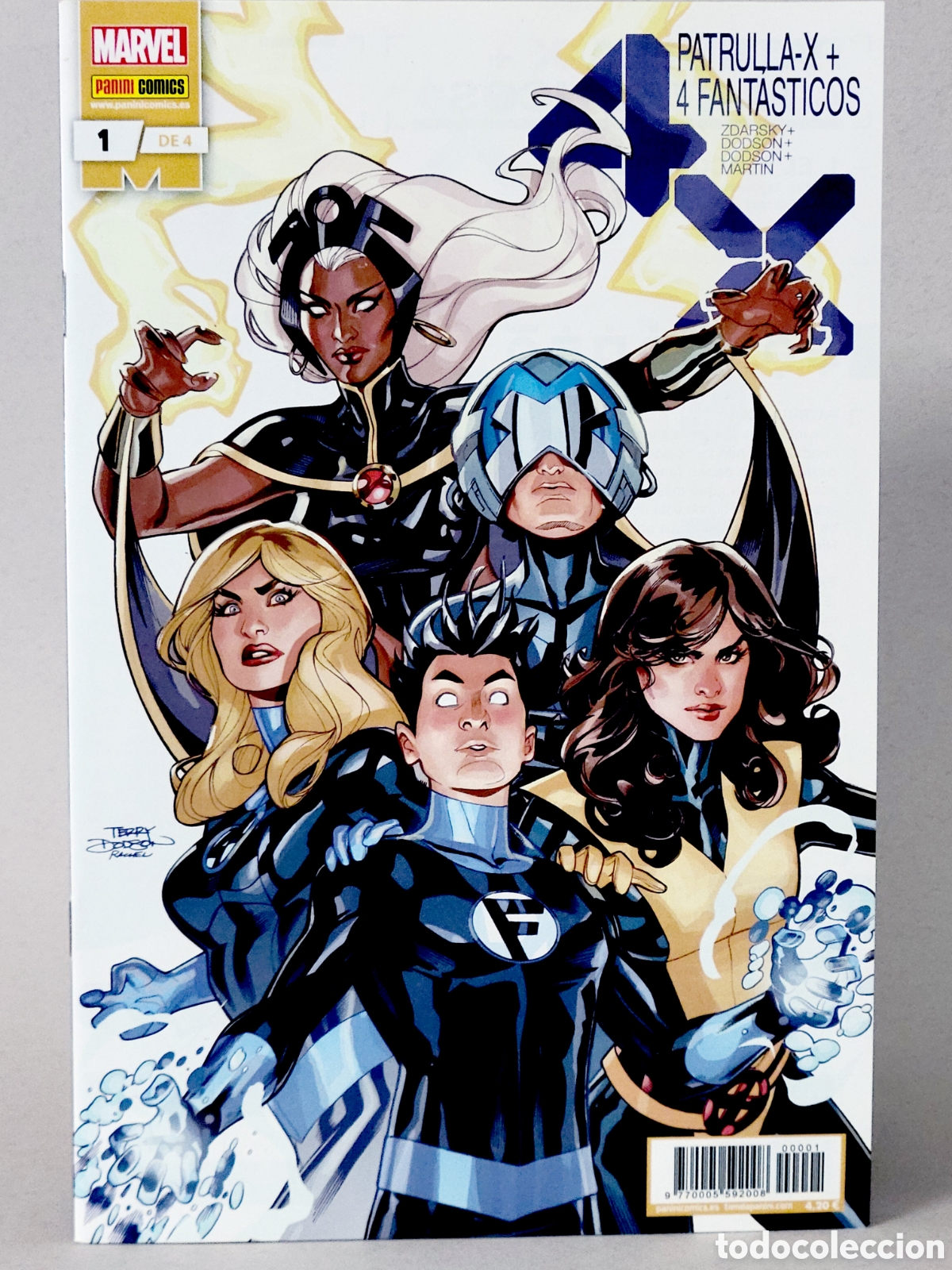 Tebeos: C&Oacute;MIC LOS 4 FANTASTICOS PATRULLA X 1 PANINI MARVEL GRAPA DE KIOSCO