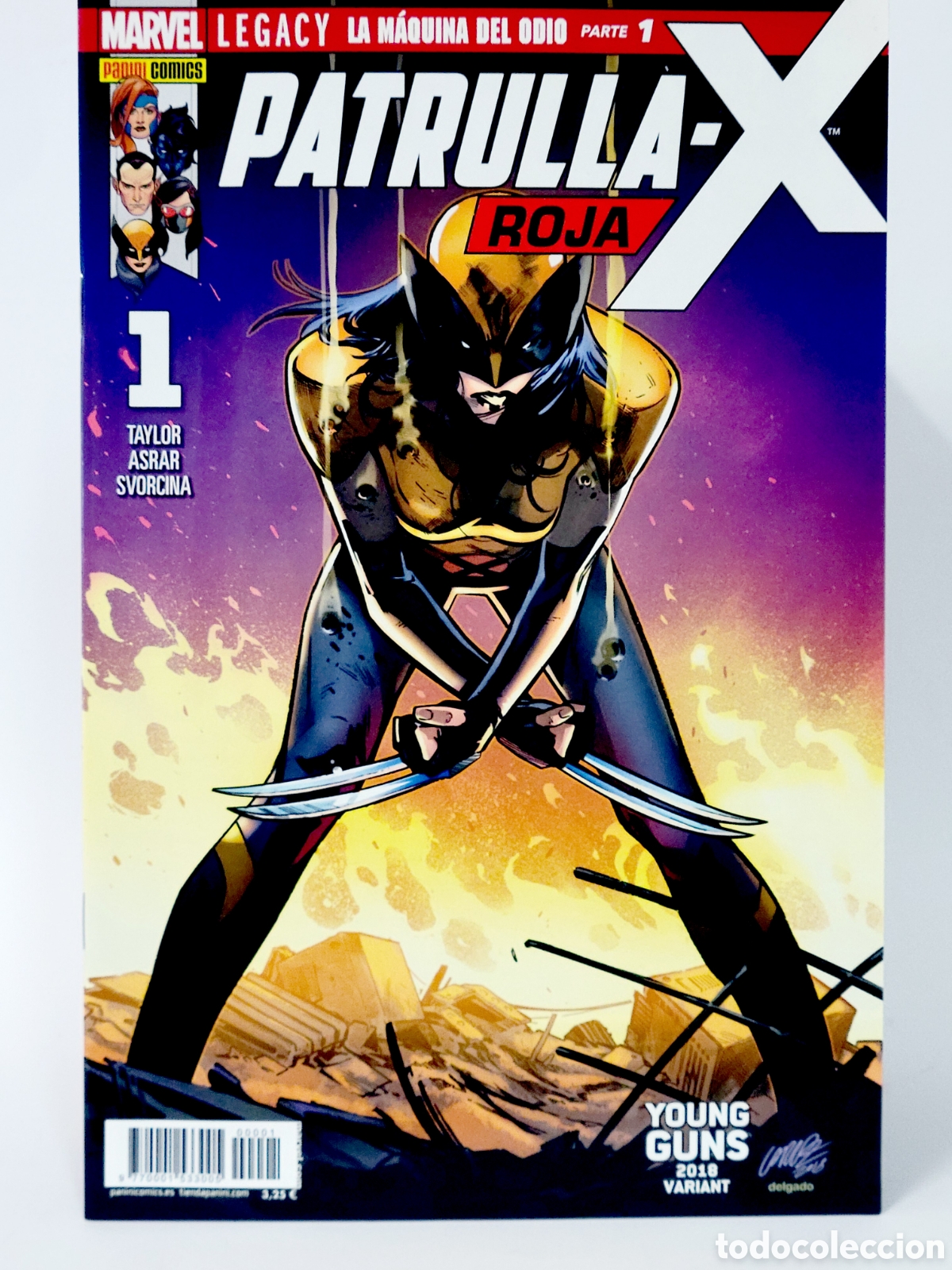 Tebeos: C&Oacute;MIC PATRULLA-X ROJA 1 M&Aacute;QUINA DEL ODIO PANINI MARVEL GRAPA DE KIOSCO