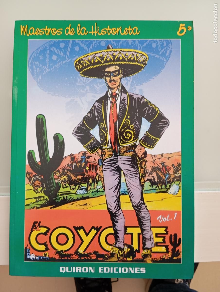 Tebeos: MAESTROS DE LA HISTORIETA. EL COYOTE.- VOL 1. QUIRON EDICIONES. - Foto 1
