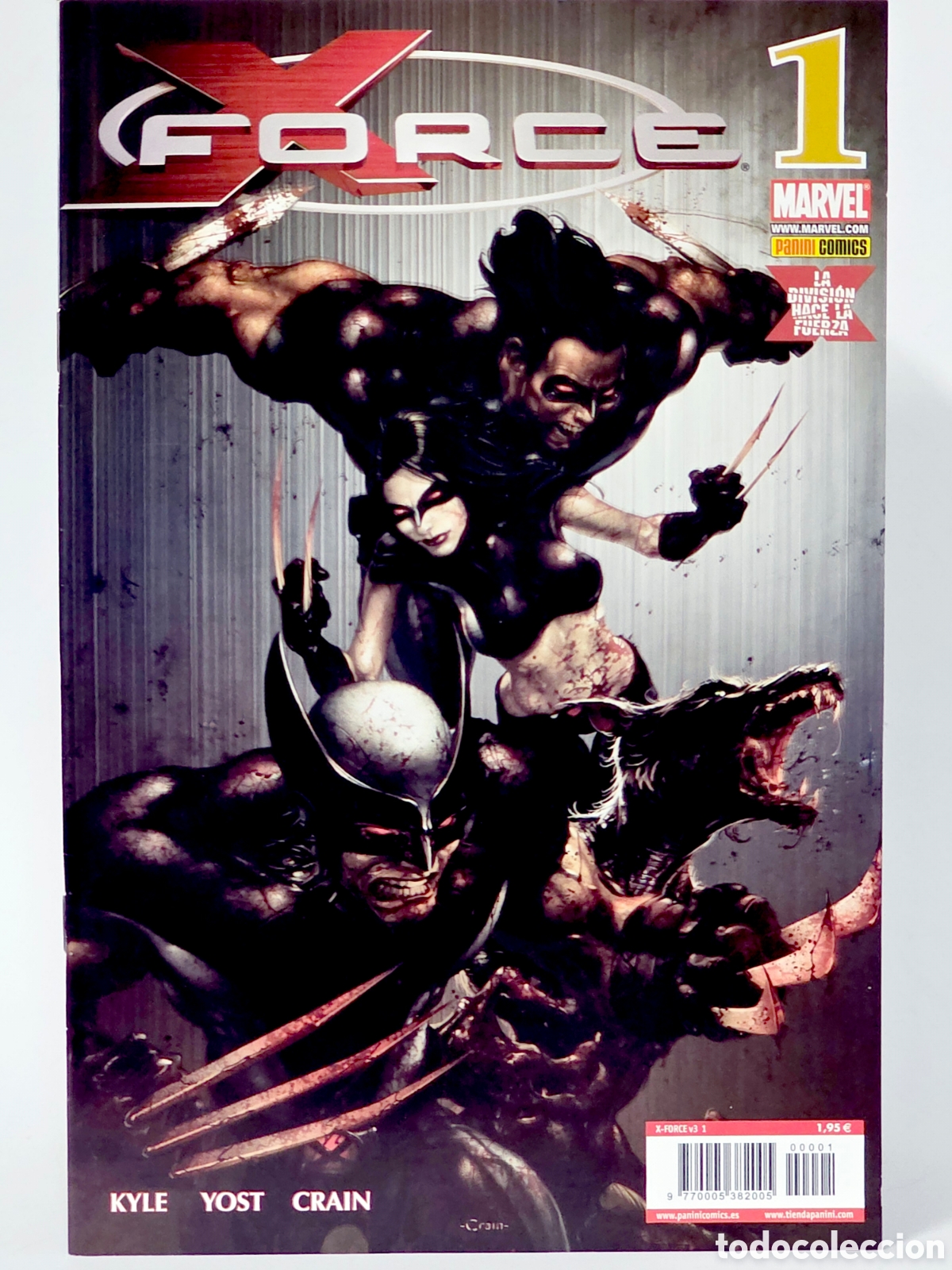 Tebeos: C&Oacute;MIC X-FORCE 1 PANINI VOL.3 MARVEL VOLUMEN GRAPA DE KIOSCO - Foto 1