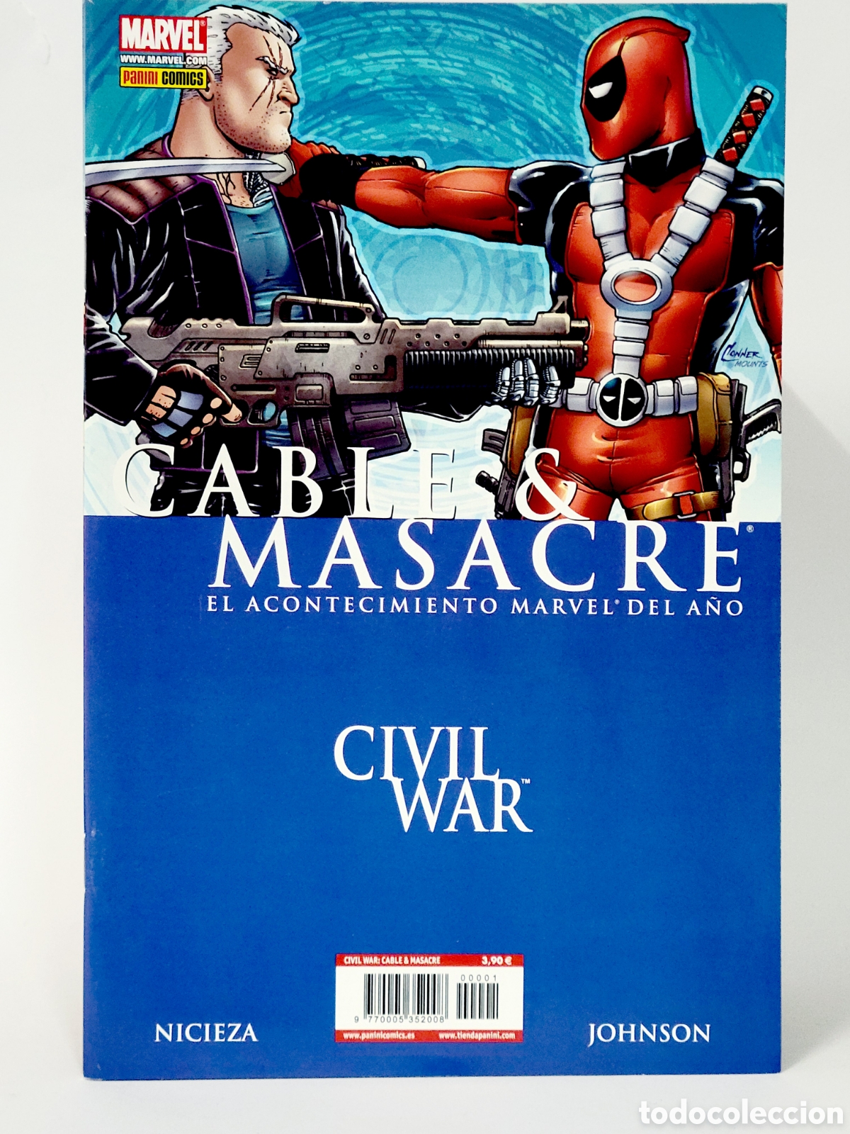 Giornalini: C&Oacute;MIC CIVIL WAR CABLES MASACRE PANINI MARVEL GRAPA DE KIOSCO