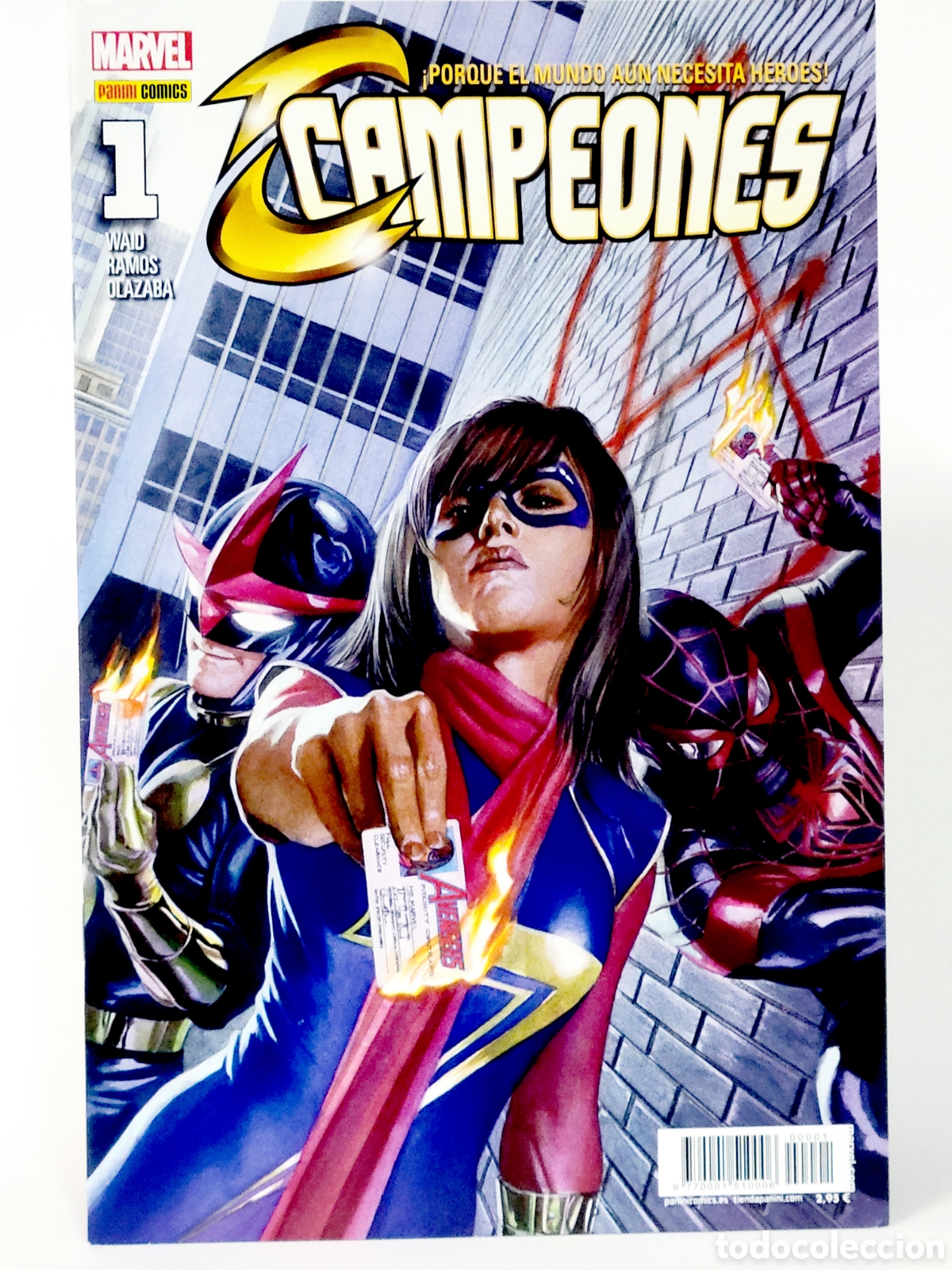 Tebeos: C&Oacute;MIC CAMPEONES 1 PANINI MARVEL GRAPA DE KIOSCO - Foto 1
