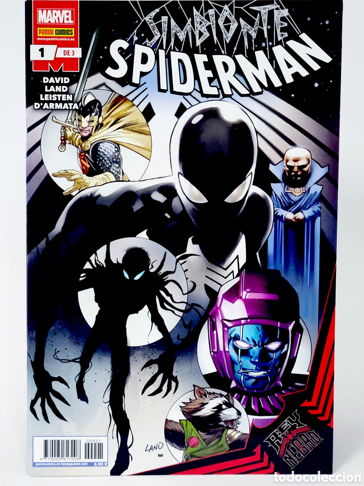 Tebeos: C&Oacute;MIC REY DE NEGRO SPIDERMAN SIMBIONTE 1 PANINI MARVEL GRAPA DE KIOSCO