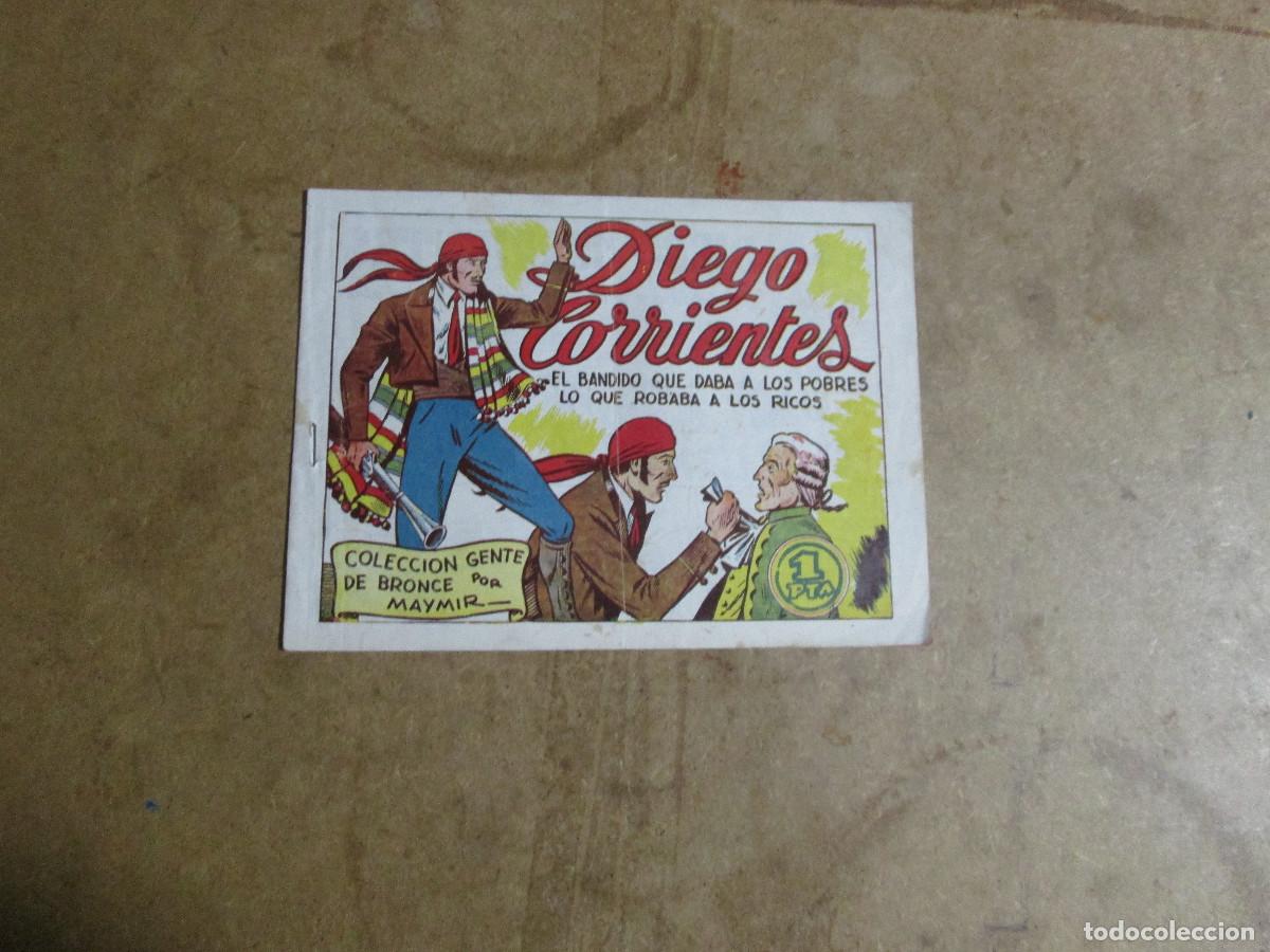 Tebeos: Colecci&oacute;n Gente de Bronce, Diego Corrientes N&ordm; 1, original editorial ameller