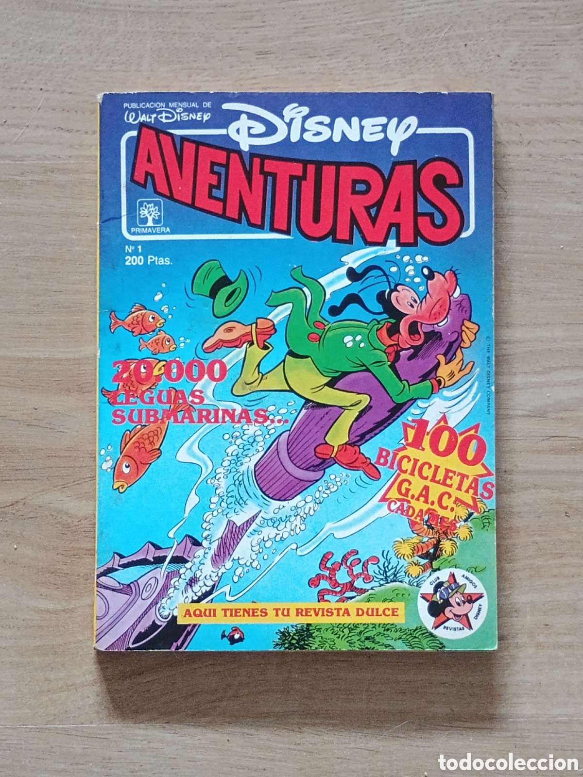 Tebeos: Disney Aventuras n&deg; 1 Editorial Primavera 1989