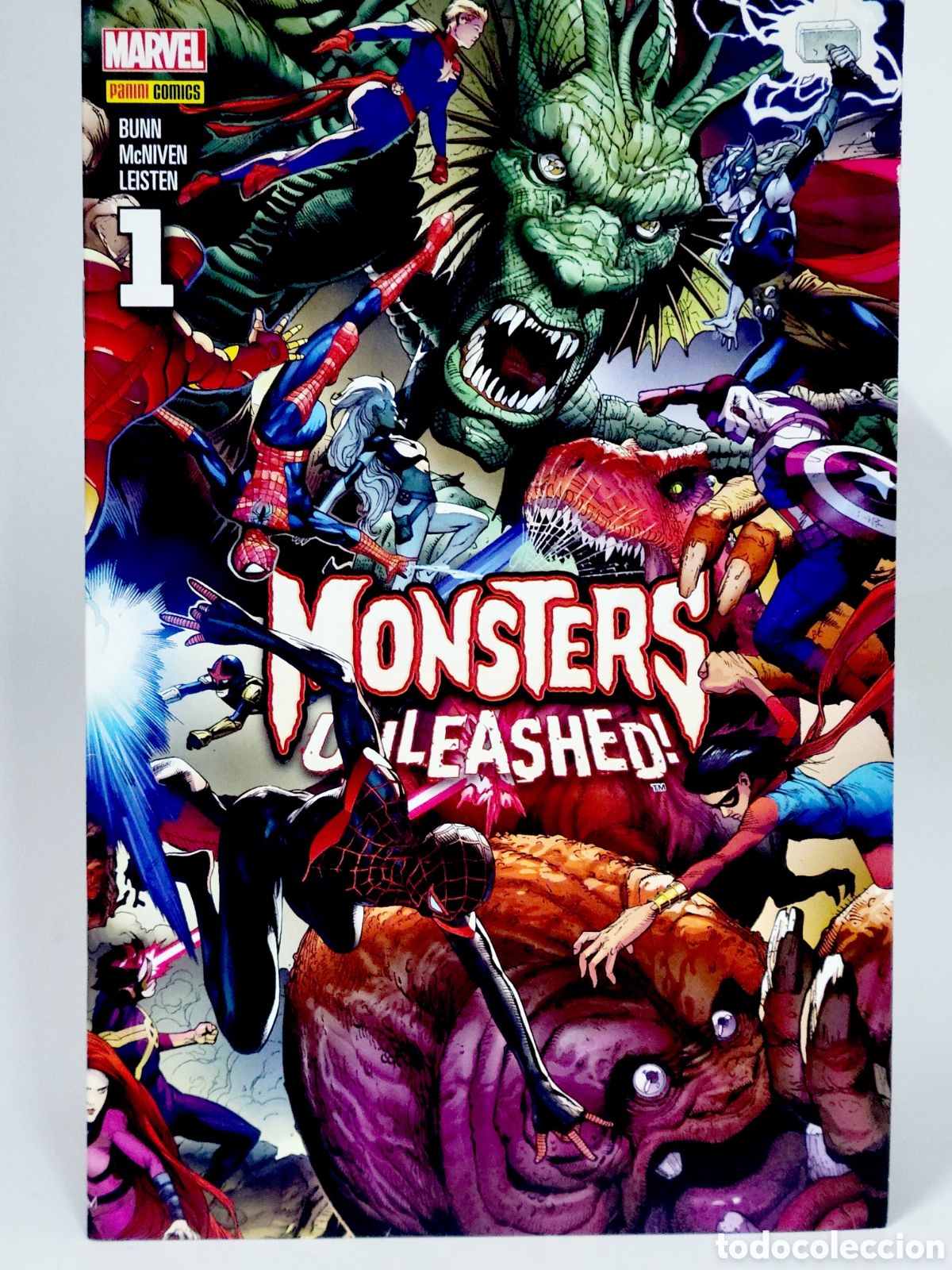 Tebeos: C&Oacute;MIC MONSTERS UNLEASHED 1 PANINI MARVEL GRAPA DE KIOSCO