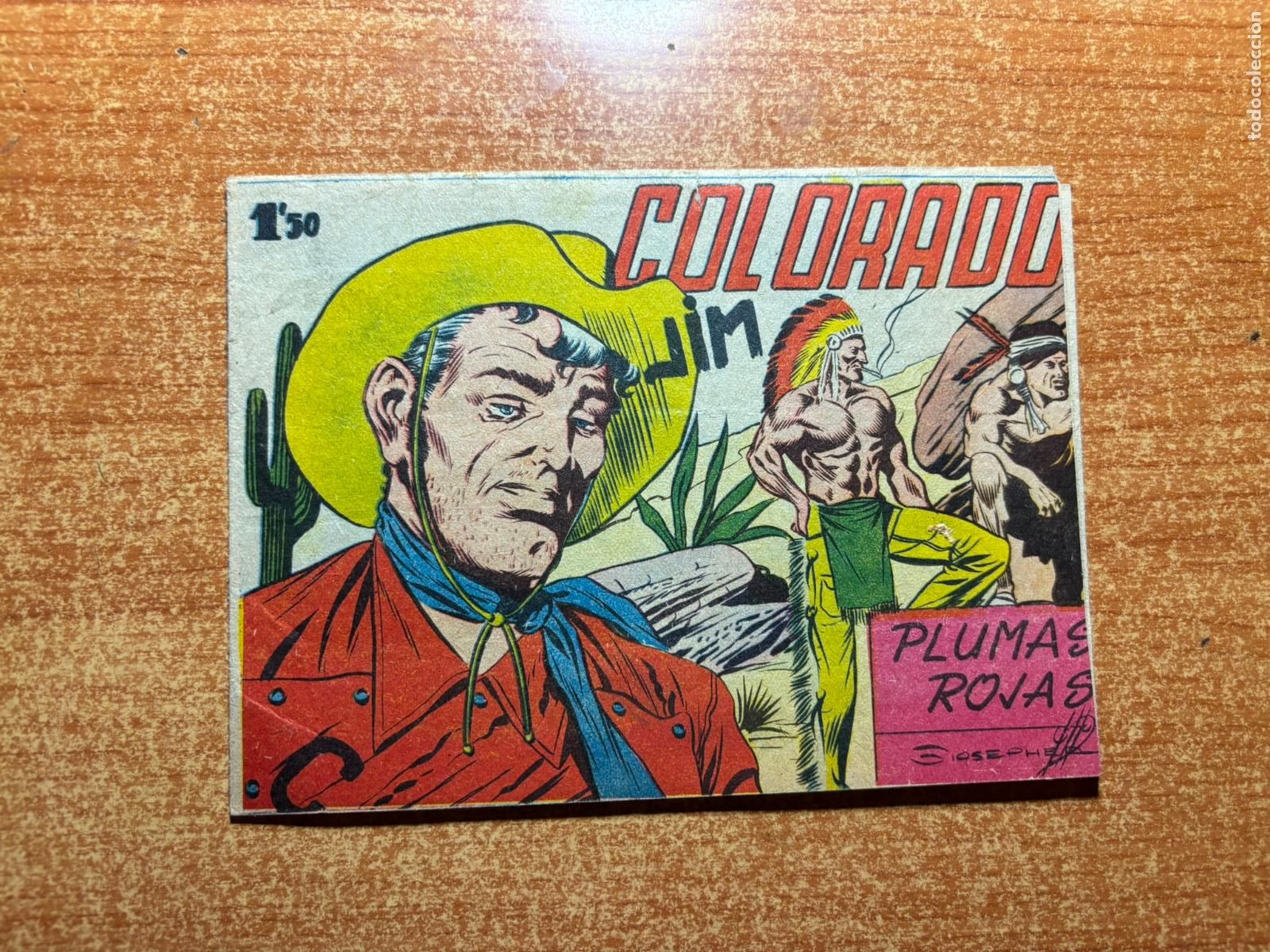 Tebeos: COLORADO JIM N&ordm; 1 PLUMAS ROJAS EDITORIAL BERNABEU
