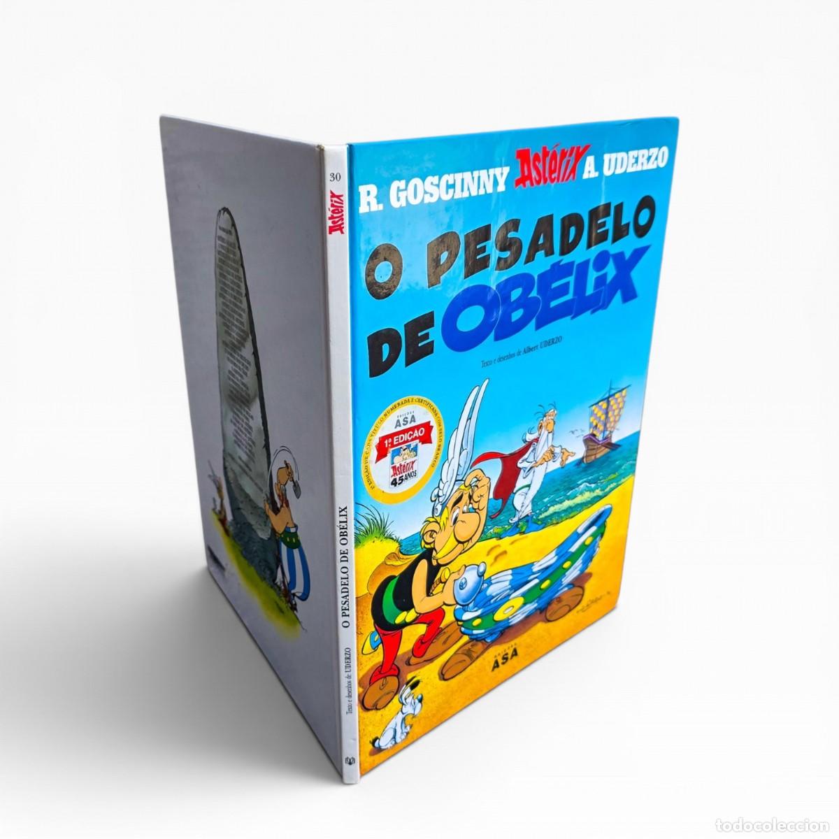 Comics: Ast&eacute;rix &mdash; O Pesadelo de Ob&eacute;lix | 1.&ordf; Edi&ccedil;&atilde;o ASA 2004 | Capa Dura | Edi&ccedil;&atilde;o Comemorativa 45 Anos