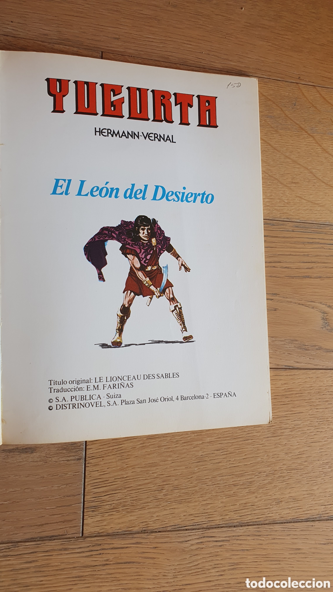 Tebeos: C&oacute;mic 1 Yugurta. El Le&oacute;n del Desierto. Hermann-Vernal. 1981 - Foto 3