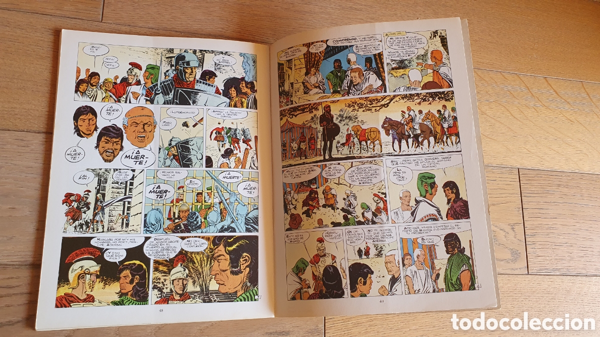 Tebeos: C&oacute;mic 1 Yugurta. El Le&oacute;n del Desierto. Hermann-Vernal. 1981 - Foto 7