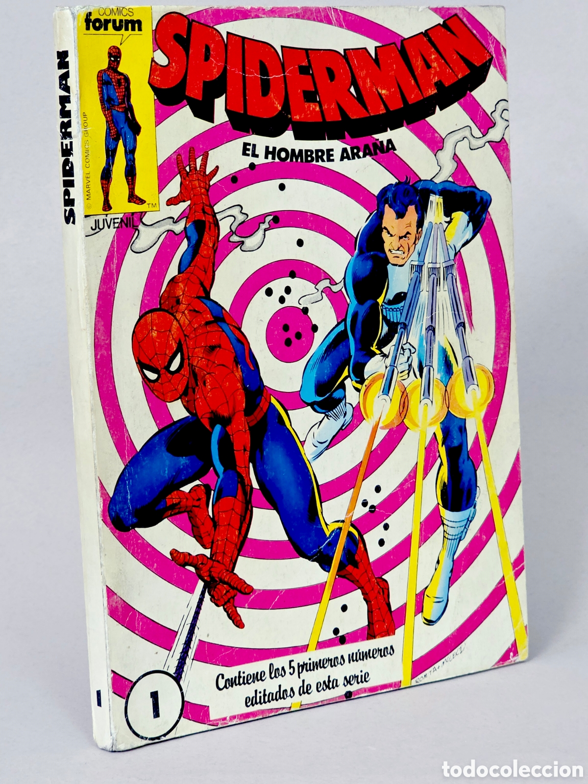 Comics: C&Oacute;MIC SPIDERMAN 1 AL 5 RETAPADO FORUM MARVEL (SPIDER-MAN) SIN POSTER NORMAL ESTADO
